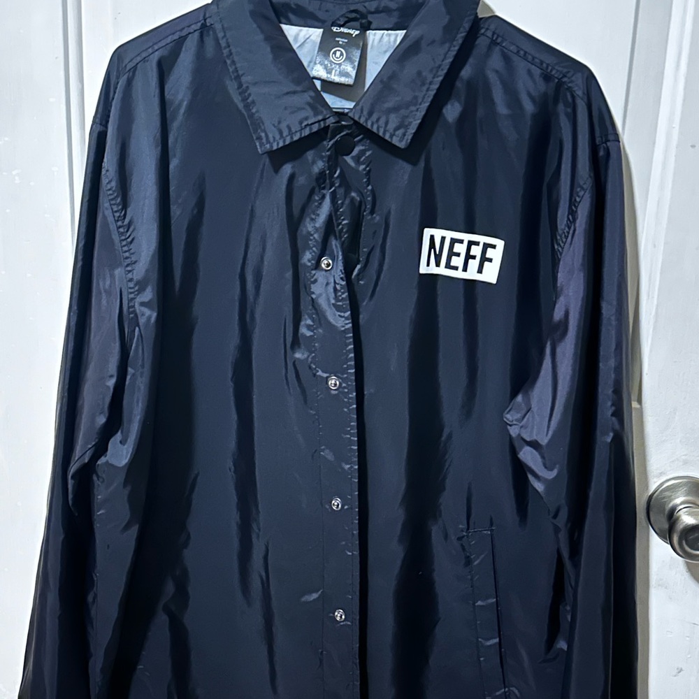 Neff Black Windbreaker Jacket